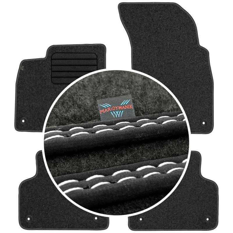 Audi Q7 II 2015- Veliūriniai kilimėliai MAX-DYWANIK