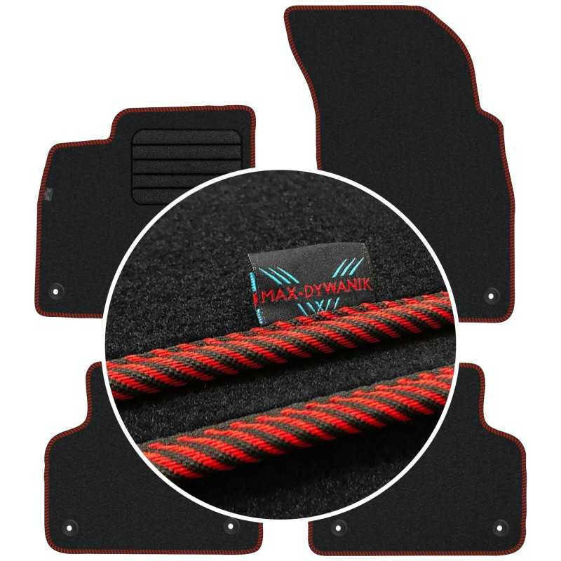 Audi Q7 II 2015- Veliūriniai kilimėliai MAX-DYWANIK