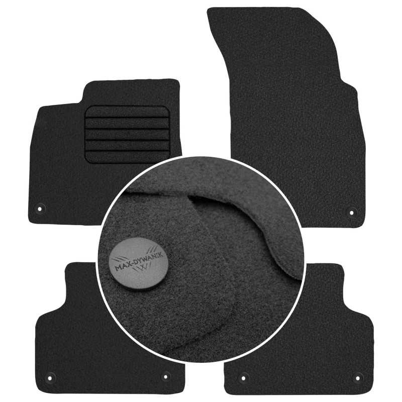 Audi Q7 II 2015- Veliūriniai kilimėliai MAX-DYWANIK