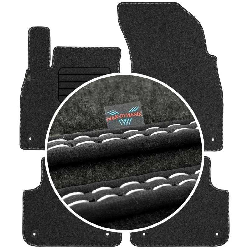 Audi Q8 2018- MAX-DYWANIK veliūriniai kilimėliai