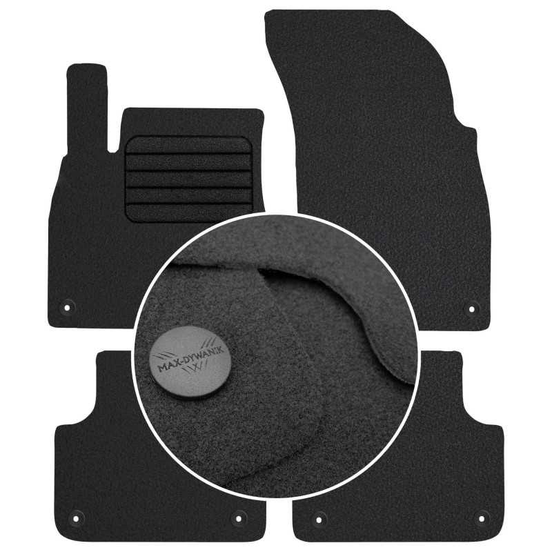 Audi Q8 2018- MAX-DYWANIK veliūriniai kilimėliai