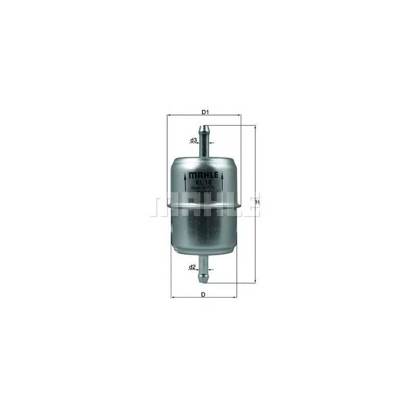 KL18OF KNECHT kuro filtras