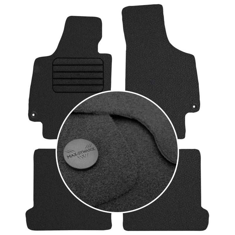 Audi TT II 2006-2014 Veliūriniai kilimėliai MAX-MAT