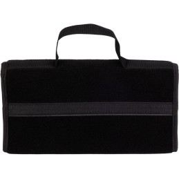 Automobilio bagažinės organizatoriaus krepšys - MAX-MAT (horizontalus) - juodas (su pelenų pilkumo šonais - juoda juosta)