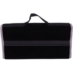 Automobilio bagažinės organizatoriaus krepšys - MAX-MAT (horizontalus) - juodas (su pelenų pilkumo šonais)