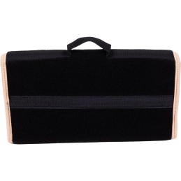 Automobilio bagažinės organizatoriaus krepšys - MAX-MAT (horizontalus) - juodas (su smėlio spalvos šonais)