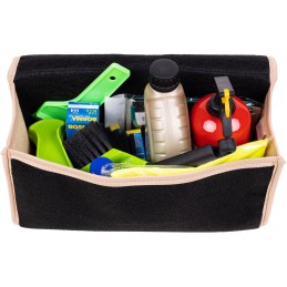 Automobilio bagažinės organizatoriaus krepšys - MAX-MAT (horizontalus) - juodas (su smėlio spalvos šonais)