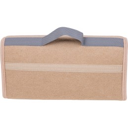 Automobilio bagažinės organizatoriaus krepšys - MAX-MAT (horizontalus) - smėlio spalvos