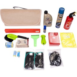 Automobilio bagažinės organizatoriaus krepšys - MAX-MAT (horizontalus) - smėlio spalvos