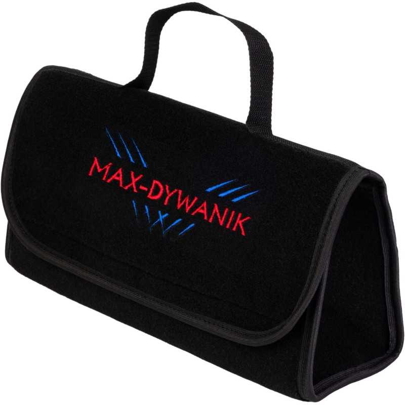 Automobilio bagažinės organizatoriaus krepšys - MAX-MAT (horizontalus) su MAX-MAT siuvinėjimu