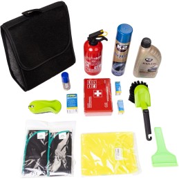 Automobilio bagažinės organizatoriaus krepšys - MAX-MAT (vertikalus) - juodas (su pelenų pilkumo šonais - juoda juosta)