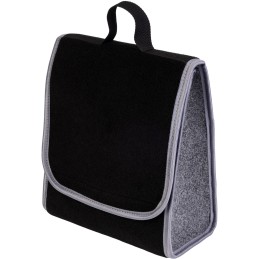 Automobilio bagažinės organizatoriaus krepšys - MAX-MAT (vertikalus) - juodas (su pelenų pilkumo šonais)