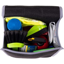 Automobilio bagažinės organizatoriaus krepšys - MAX-MAT (vertikalus) - juodas (su pelenų pilkumo šonais)