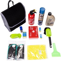 Automobilio bagažinės organizatoriaus krepšys - MAX-MAT (vertikalus) - juodas (su pelenų pilkumo šonais)