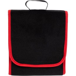 Automobilio bagažinės organizatoriaus krepšys - MAX-MAT (vertikalus) - juodas (su raudonais šonais)