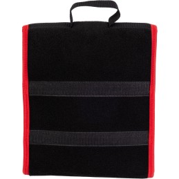 Automobilio bagažinės organizatoriaus krepšys - MAX-MAT (vertikalus) - juodas (su raudonais šonais)