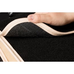 Automobilio bagažinės organizatoriaus krepšys - MAX-MAT (vertikalus) - juodas (su smėlio spalvos šonais)