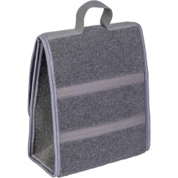 Automobilio bagažinės organizatoriaus krepšys - MAX-MAT (vertikalus) - pilkas
