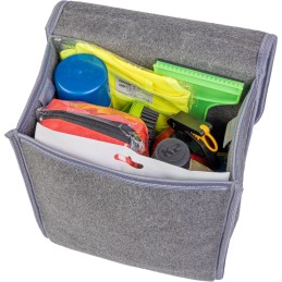 Automobilio bagažinės organizatoriaus krepšys - MAX-MAT (vertikalus) - pilkas