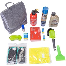 Automobilio bagažinės organizatoriaus krepšys - MAX-MAT (vertikalus) - pilkas