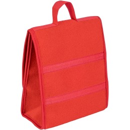 Automobilio bagažinės organizatoriaus krepšys - MAX-MAT (vertikalus) - raudonas