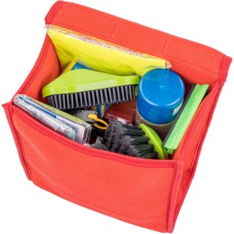 Automobilio bagažinės organizatoriaus krepšys - MAX-MAT (vertikalus) - raudonas