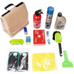 Automobilio bagažinės organizatoriaus krepšys - MAX-MAT (vertikalus) - smėlio spalvos