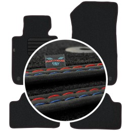 BMW 1 E81 E82 E87 HB CP 2004-2011 Veliūriniai kilimėliai MAX-DYWANIK