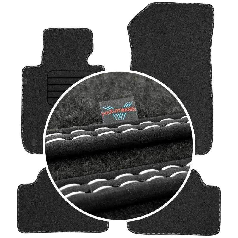 BMW 1 E81 E82 E87 HB CP 2004-2011 Veliūriniai kilimėliai MAX-DYWANIK