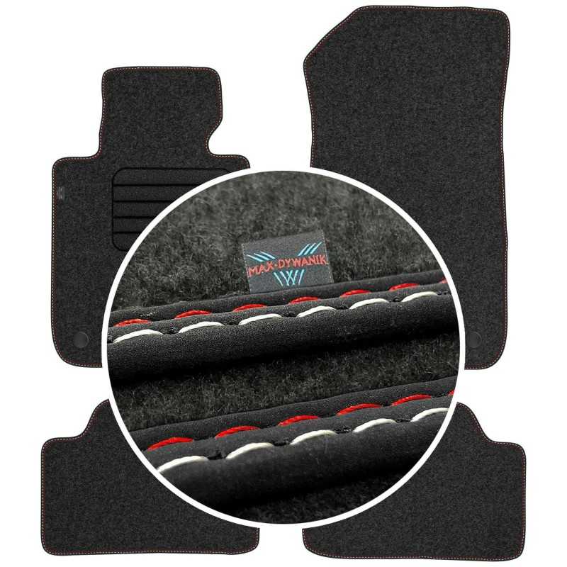 BMW 1 E81 E82 E87 HB CP 2004-2011 Veliūriniai kilimėliai MAX-DYWANIK