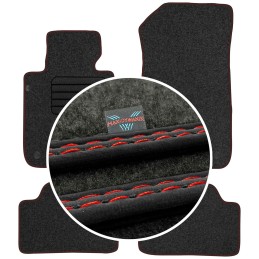 BMW 1 E81 E82 E87 HB CP 2004-2011 Veliūriniai kilimėliai MAX-DYWANIK