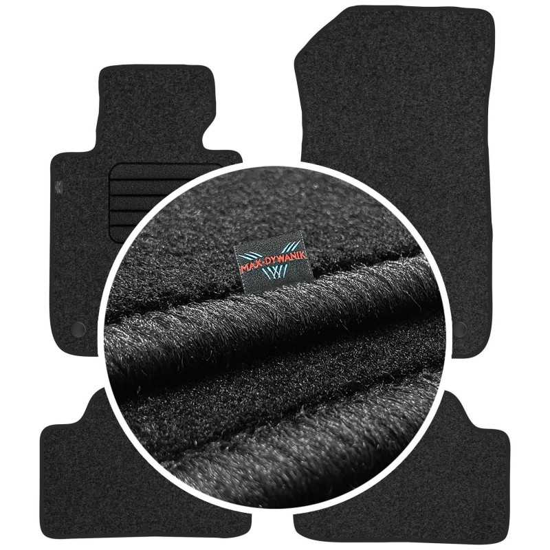 BMW 1 E81 E82 E87 HB CP 2004-2011 Veliūriniai kilimėliai MAX-DYWANIK