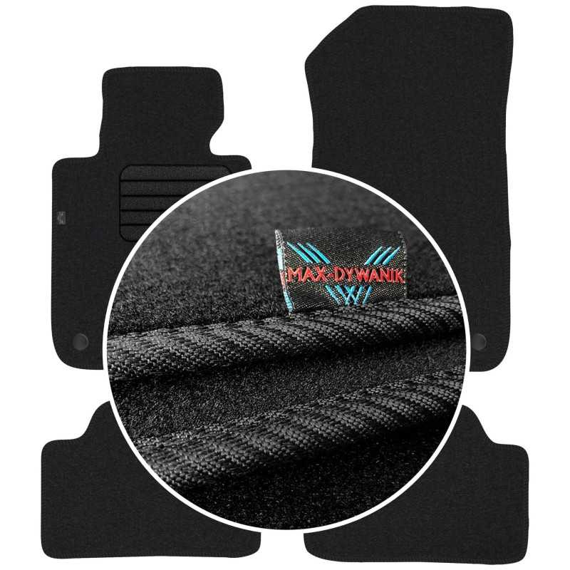BMW 1 E81 E82 E87 HB CP 2004-2011 Veliūriniai kilimėliai MAX-DYWANIK