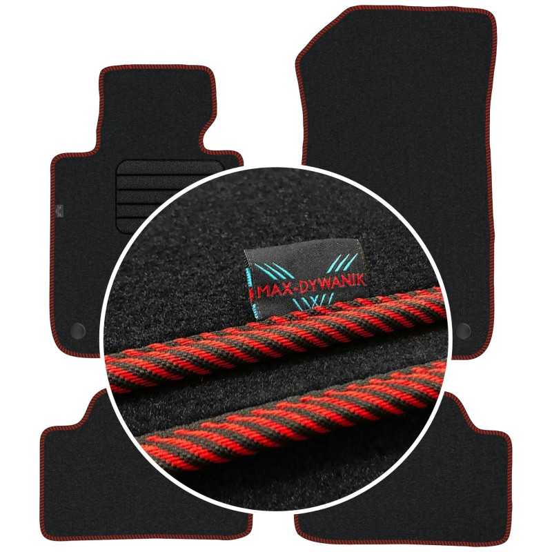 BMW 1 E81 E82 E87 HB CP 2004-2011 Veliūriniai kilimėliai MAX-DYWANIK