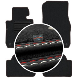 BMW 1 F20 2011-2019 Veliūriniai kilimėliai MAX-DYWANIK