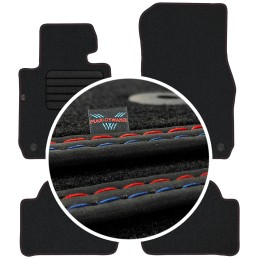 BMW 1 F20 2011-2019 Veliūriniai kilimėliai MAX-DYWANIK
