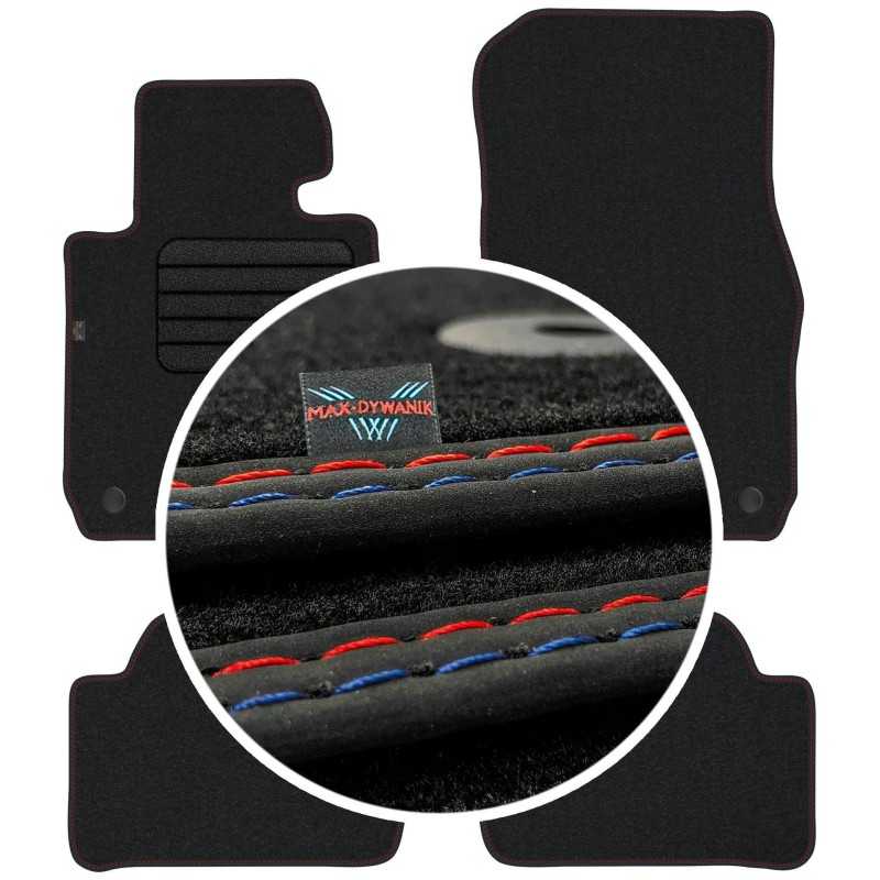 BMW 1 F20 2011-2019 Veliūriniai kilimėliai MAX-DYWANIK