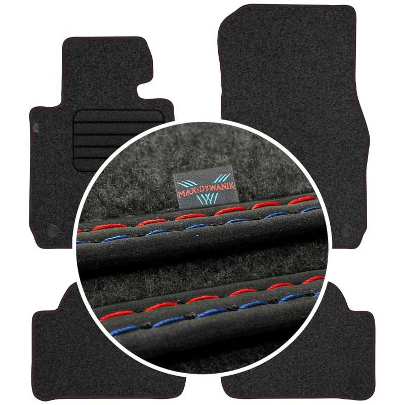 BMW 1 F20 2011-2019 Veliūriniai kilimėliai MAX-DYWANIK