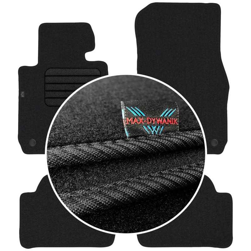 BMW 1 F20 2011-2019 Veliūriniai kilimėliai MAX-DYWANIK