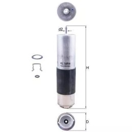 KL169/6D Knecht kuro filtras