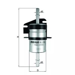 KL238 KNECHT kuro filtras