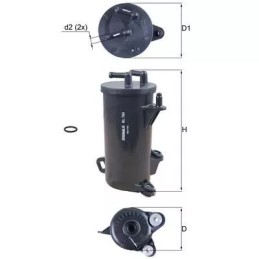 KL764D Knecht kuro filtras