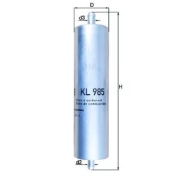 KL985 KNECHT kuro filtras