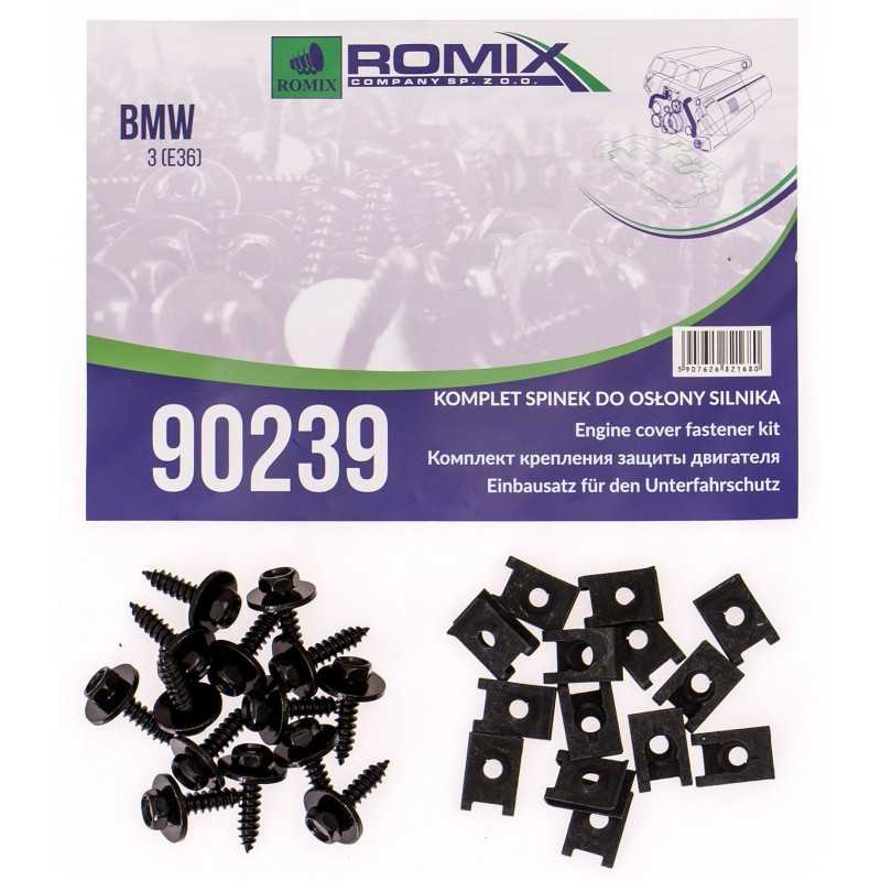BMW 3 E36 1990-2020 Variklio dangtelio laikikliai ROMIX 90239