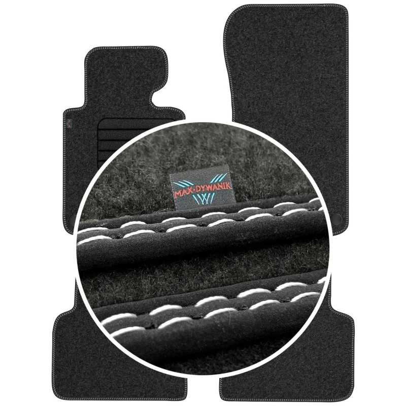 BMW 3 E46 1998-2006 Veliūriniai kilimėliai MAX-MAT