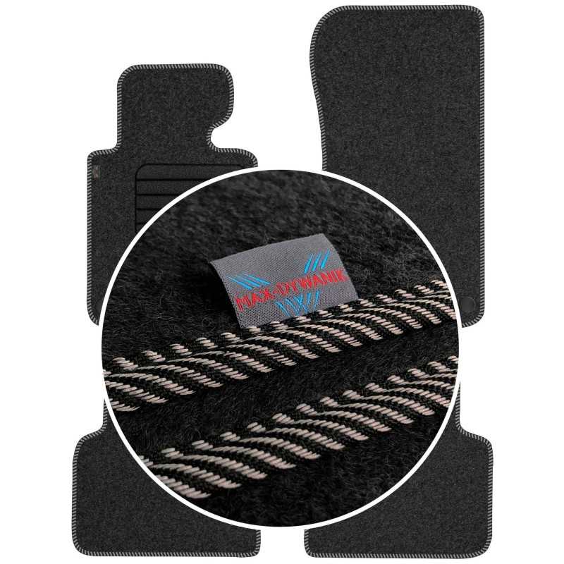 BMW 3 E46 1998-2006 Veliūriniai kilimėliai MAX-MAT