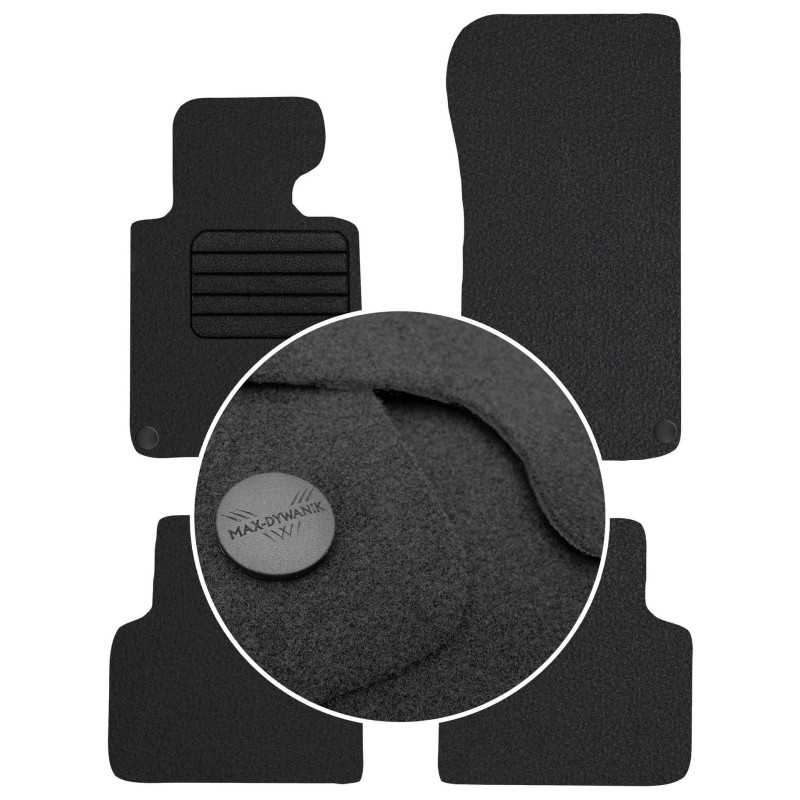 BMW 3 E46 1998-2006 Veliūriniai kilimėliai MAX-MAT