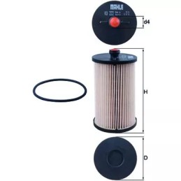 KX222D KNECHT kuro filtras