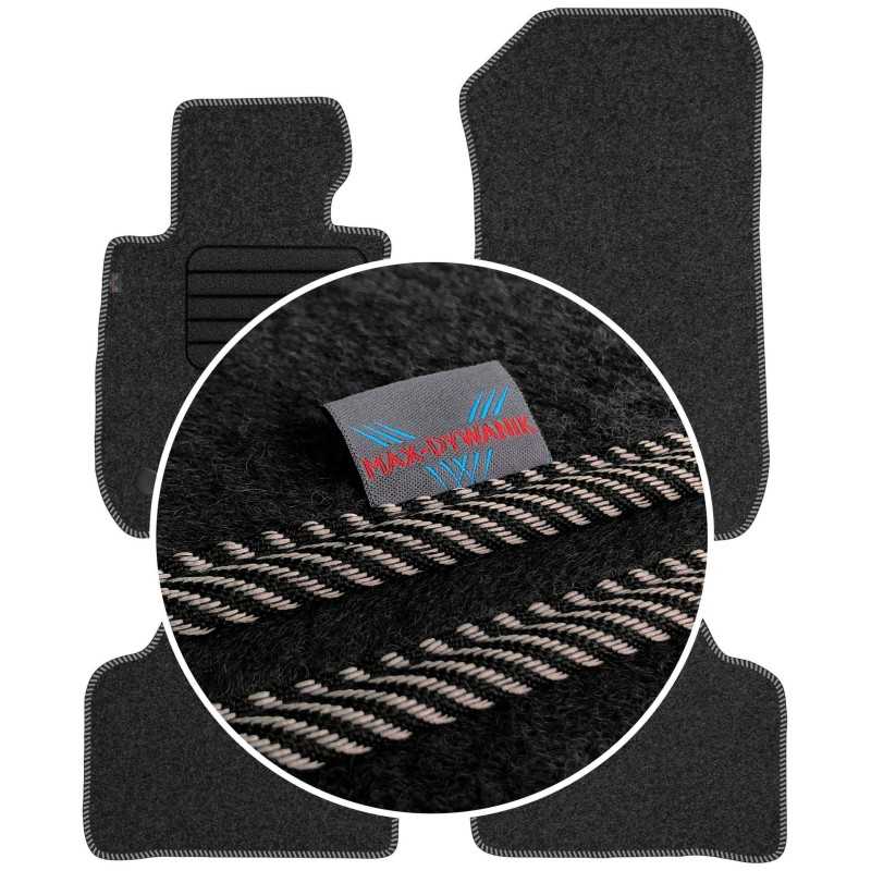 BMW 3 E90 E91 2004-2011 Veliūriniai kilimėliai MAX-MAT