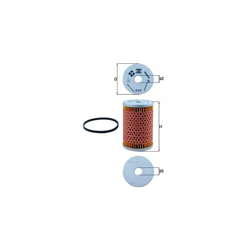 KX9D KNECHT kuro filtras